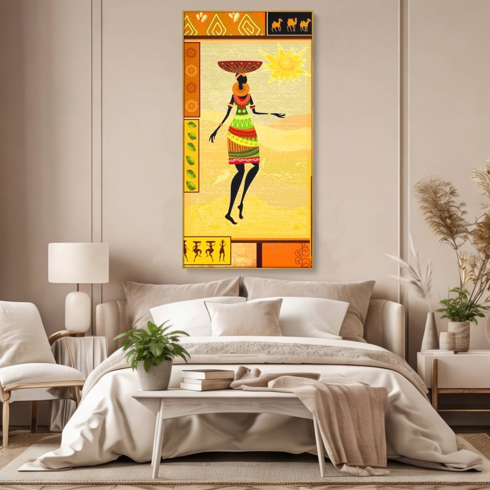 Tablou Canvas Premium, LuxCanva® G1073, Viata de Sub Soare, Drum, Traditie, Arsita, Pasi, Cultura, Pamant, Solar, Etnic, Restaurant, Living, Dormitor
