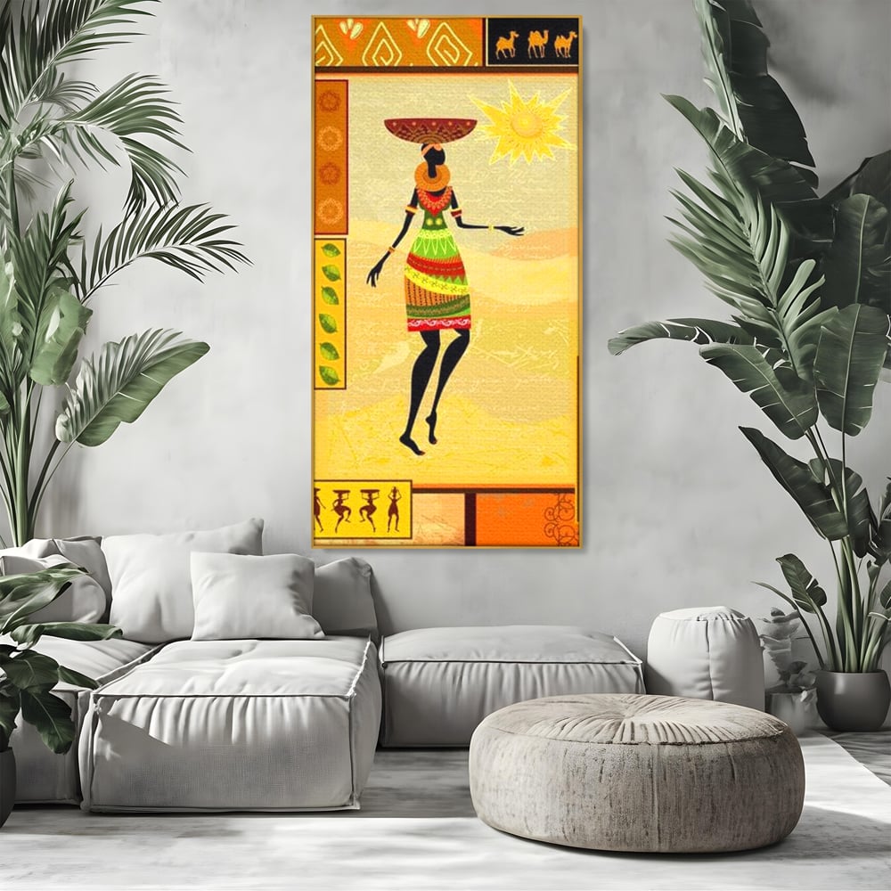 Tablou Canvas Premium, LuxCanva® G1073, Viata de Sub Soare, Drum, Traditie, Arsita, Pasi, Cultura, Pamant, Solar, Etnic, Restaurant, Living, Dormitor