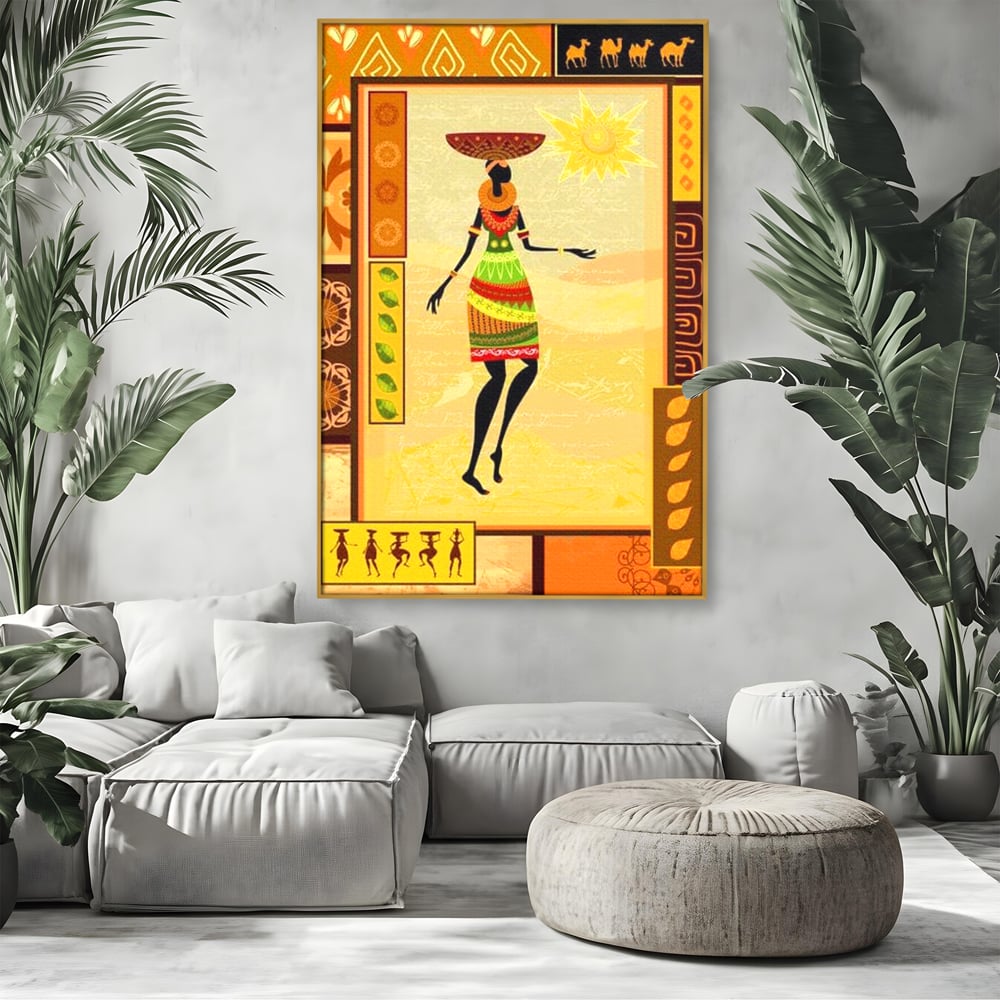 Tablou Canvas Premium, LuxCanva® G1073, Viata de Sub Soare, Drum, Traditie, Arsita, Pasi, Cultura, Pamant, Solar, Etnic, Restaurant, Living, Dormitor