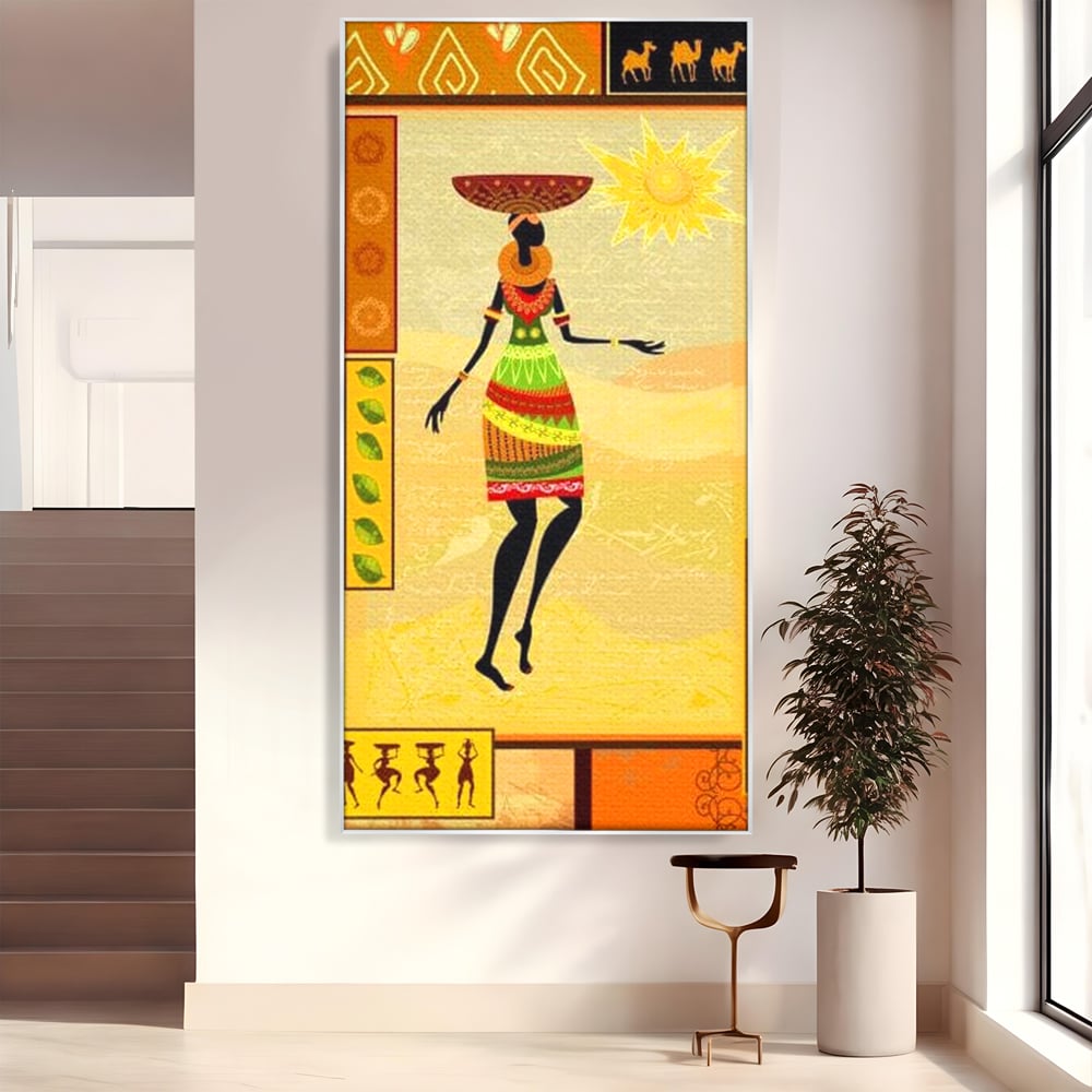 Tablou Canvas Premium, LuxCanva® G1073, Viata de Sub Soare, Drum, Traditie, Arsita, Pasi, Cultura, Pamant, Solar, Etnic, Restaurant, Living, Dormitor