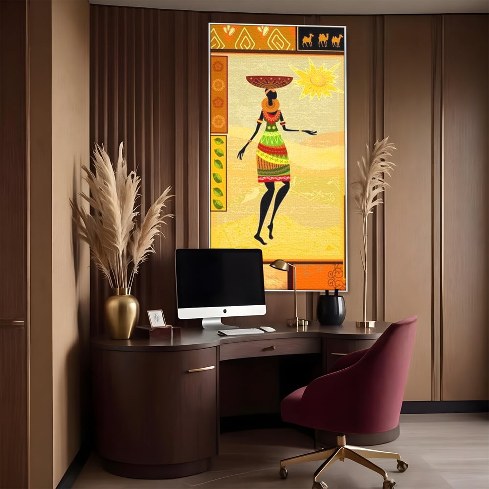 Tablou Canvas Premium, LuxCanva® G1073, Viata de Sub Soare, Drum, Traditie, Arsita, Pasi, Cultura, Pamant, Solar, Etnic, Restaurant, Living, Dormitor