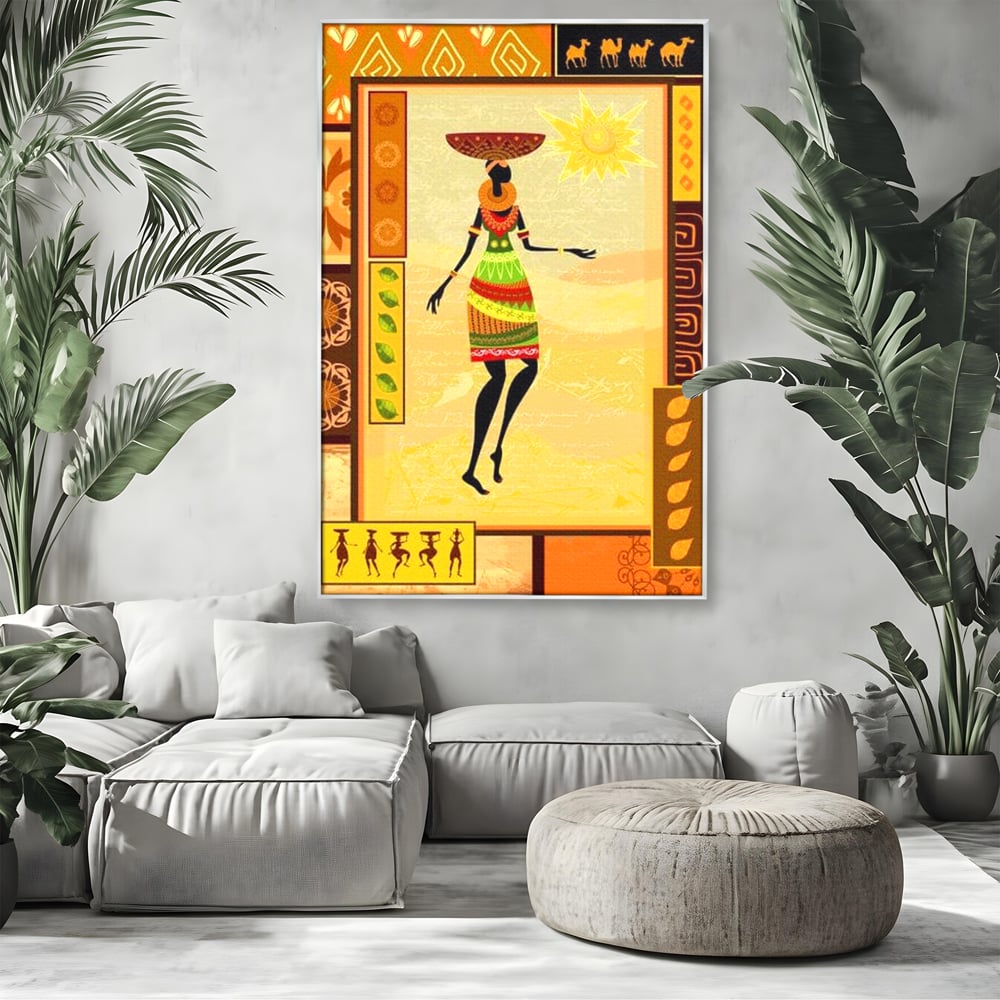 Tablou Canvas Premium, LuxCanva® G1073, Viata de Sub Soare, Drum, Traditie, Arsita, Pasi, Cultura, Pamant, Solar, Etnic, Restaurant, Living, Dormitor