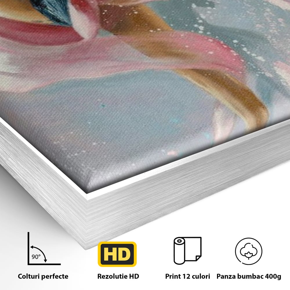 Tablou Canvas Premium, LuxCanva® G1078, Arta Baletului, Gratie, Dans, Scena, Spectacol, Dinamism, Vis, Balerina, Sport, Miscare, Living, Dormitor