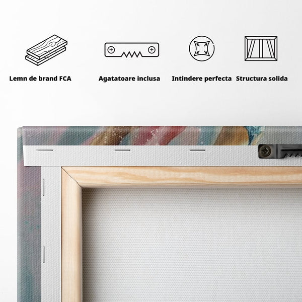 Tablou Canvas Premium, LuxCanva® G1078, Arta Baletului, Gratie, Dans, Scena, Spectacol, Dinamism, Vis, Balerina, Sport, Miscare, Living, Dormitor