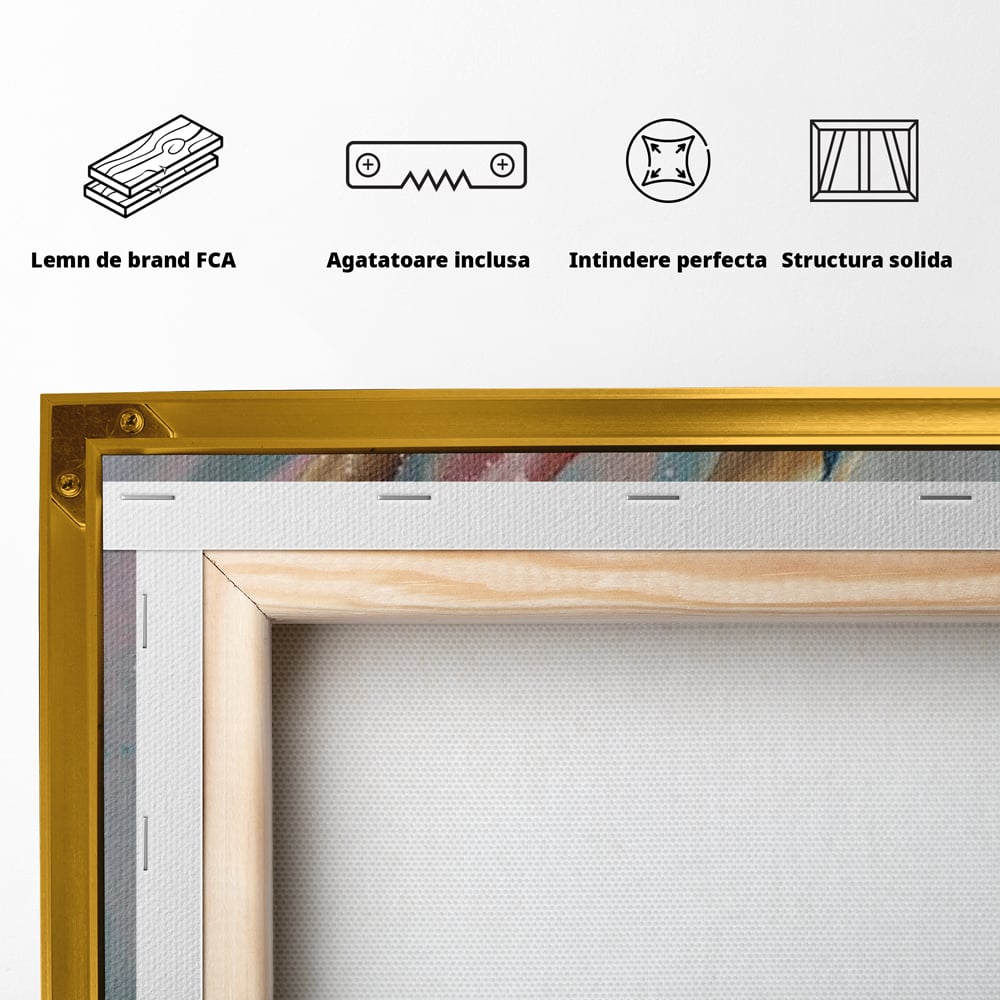 Tablou Canvas Premium, LuxCanva® G1078, Arta Baletului, Gratie, Dans, Scena, Spectacol, Dinamism, Vis, Balerina, Sport, Miscare, Living, Dormitor