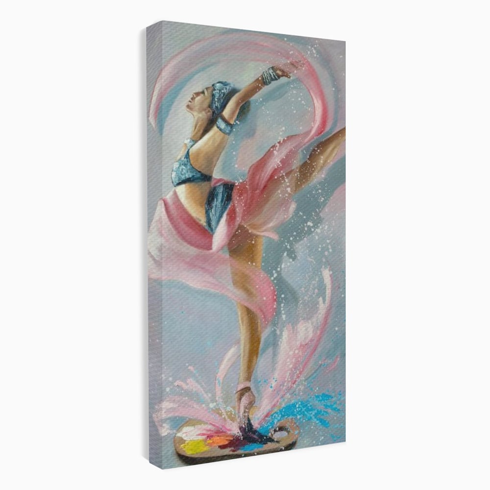 Tablou Canvas Premium, LuxCanva® G1078, Arta Baletului, Gratie, Dans, Scena, Spectacol, Dinamism, Vis, Balerina, Sport, Miscare, Living, Dormitor
