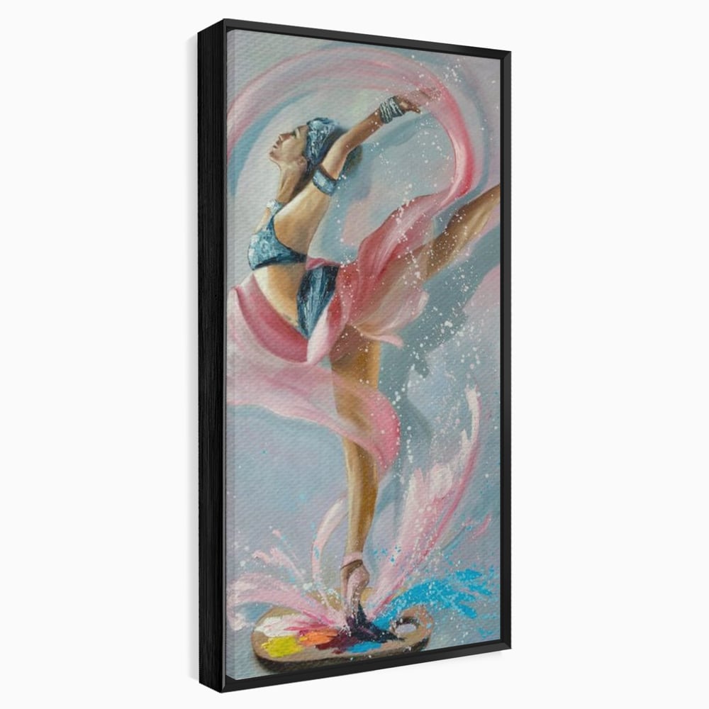 Tablou Canvas Premium, LuxCanva® G1078, Arta Baletului, Gratie, Dans, Scena, Spectacol, Dinamism, Vis, Balerina, Sport, Miscare, Living, Dormitor