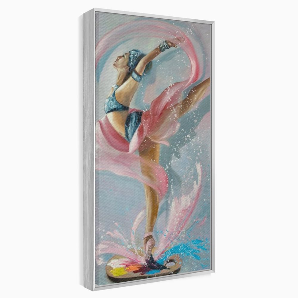 Tablou Canvas Premium, LuxCanva® G1078, Arta Baletului, Gratie, Dans, Scena, Spectacol, Dinamism, Vis, Balerina, Sport, Miscare, Living, Dormitor