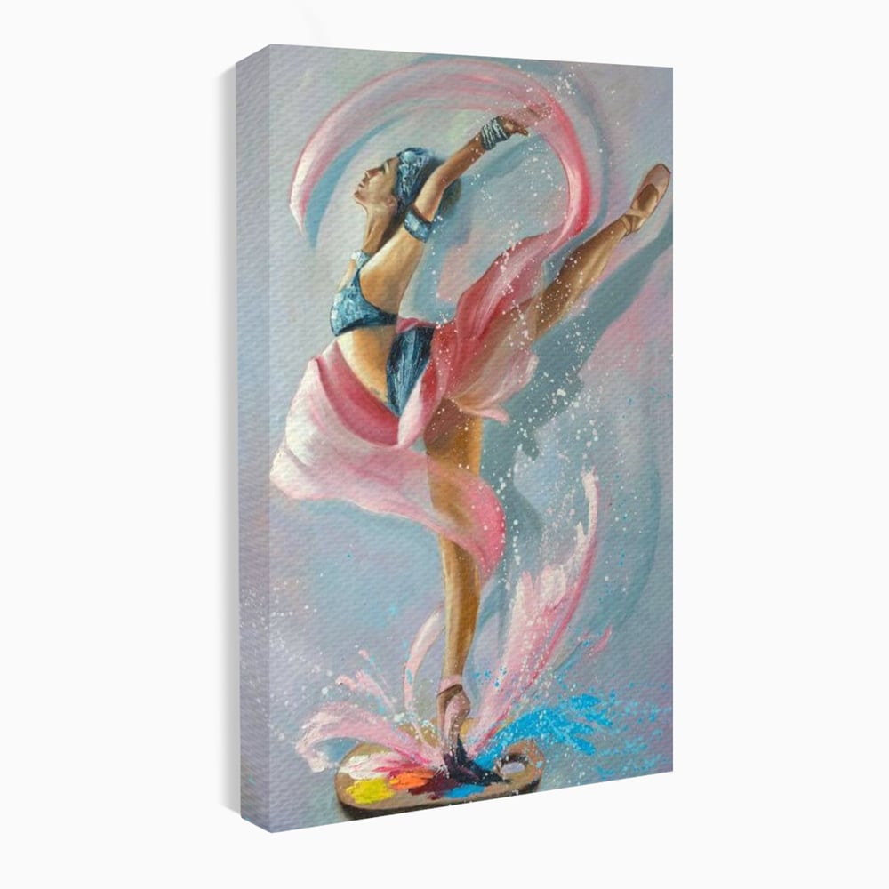Tablou Canvas Premium, LuxCanva® G1078, Arta Baletului, Gratie, Dans, Scena, Spectacol, Dinamism, Vis, Balerina, Sport, Miscare, Living, Dormitor