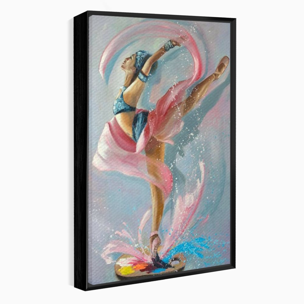 Tablou Canvas Premium, LuxCanva® G1078, Arta Baletului, Gratie, Dans, Scena, Spectacol, Dinamism, Vis, Balerina, Sport, Miscare, Living, Dormitor