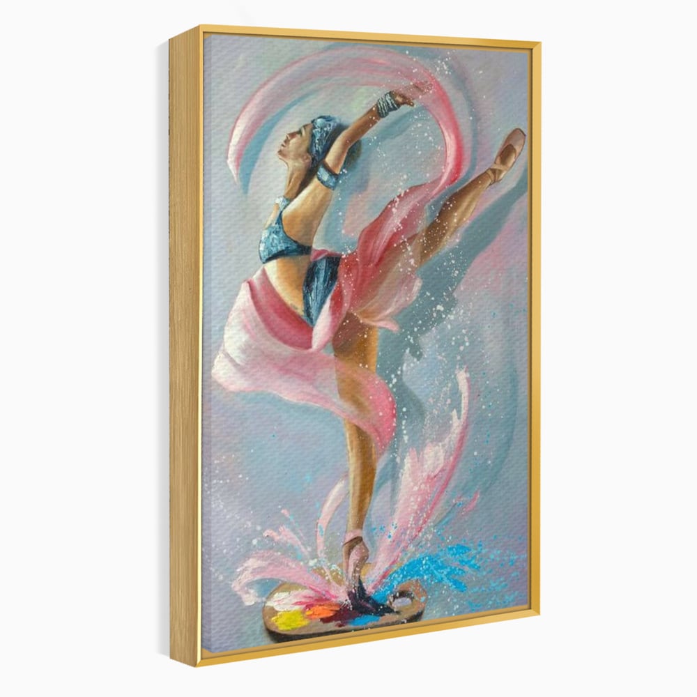 Tablou Canvas Premium, LuxCanva® G1078, Arta Baletului, Gratie, Dans, Scena, Spectacol, Dinamism, Vis, Balerina, Sport, Miscare, Living, Dormitor