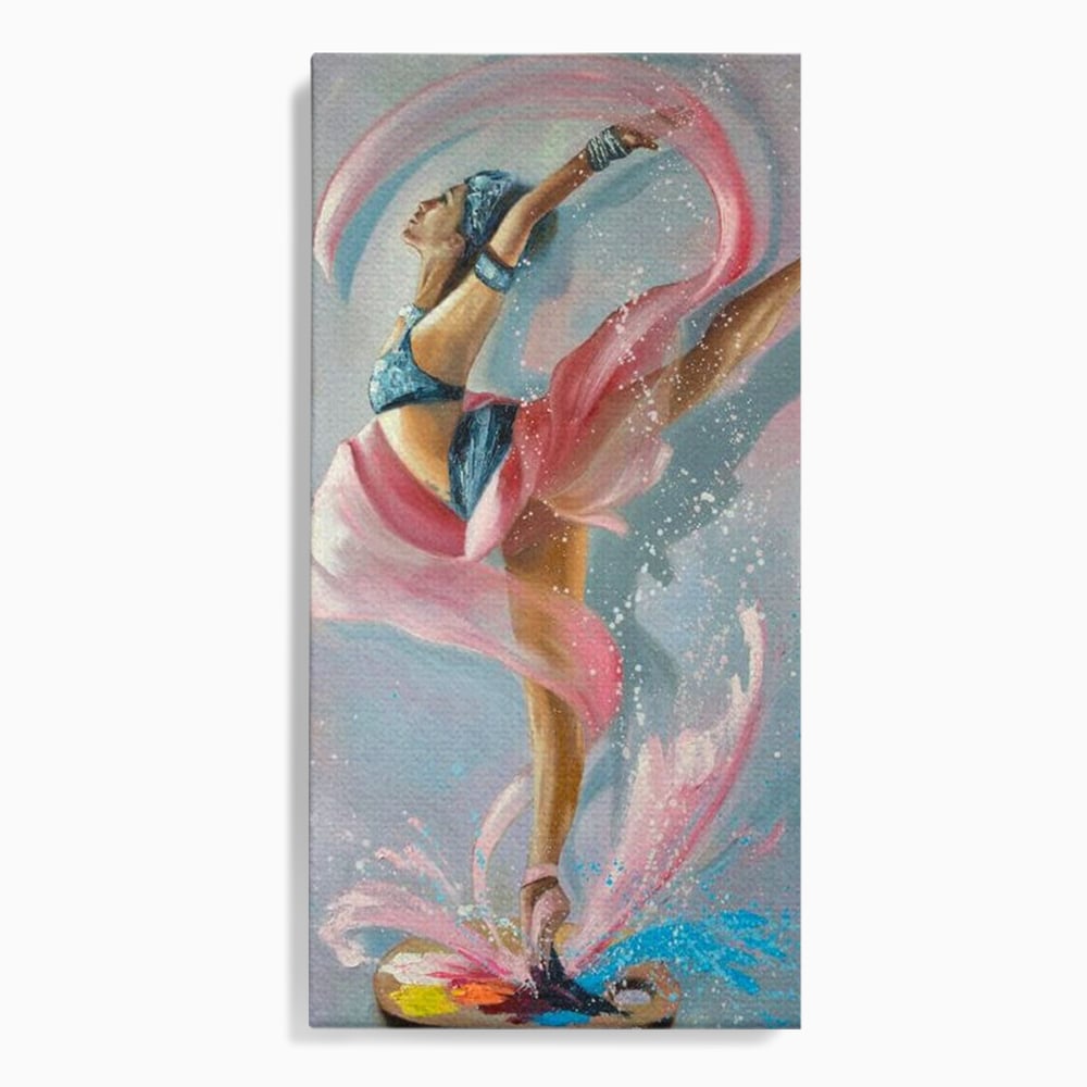 Tablou Canvas Premium, LuxCanva® G1078, Arta Baletului, Gratie, Dans, Scena, Spectacol, Dinamism, Vis, Balerina, Sport, Miscare, Living, Dormitor