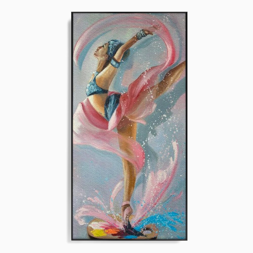 Tablou Canvas Premium, LuxCanva® G1078, Arta Baletului, Gratie, Dans, Scena, Spectacol, Dinamism, Vis, Balerina, Sport, Miscare, Living, Dormitor