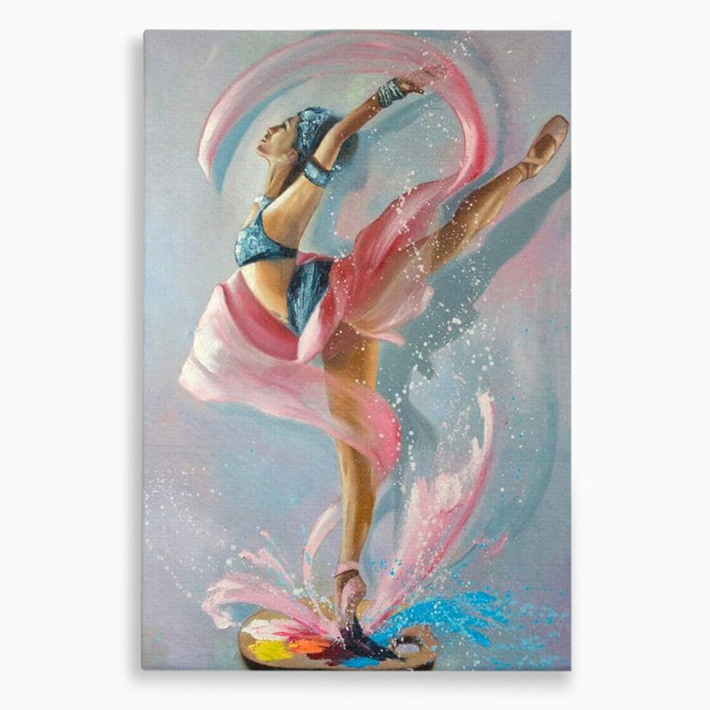 Tablou Canvas Premium, LuxCanva® G1078, Arta Baletului, Gratie, Dans, Scena, Spectacol, Dinamism, Vis, Balerina, Sport, Miscare, Living, Dormitor