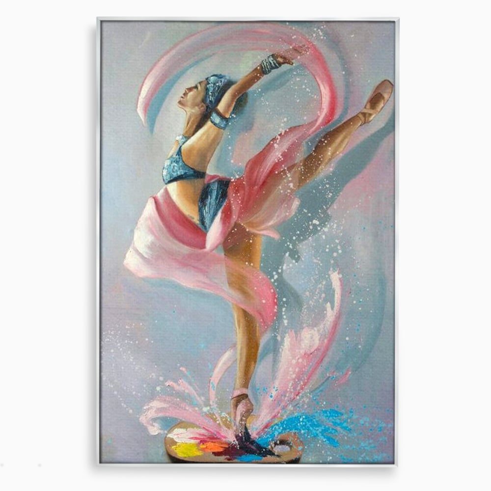 Tablou Canvas Premium, LuxCanva® G1078, Arta Baletului, Gratie, Dans, Scena, Spectacol, Dinamism, Vis, Balerina, Sport, Miscare, Living, Dormitor