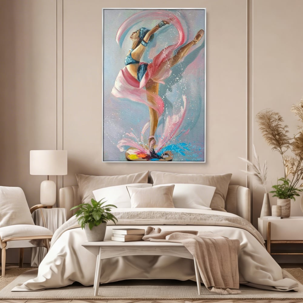 Tablou Canvas Premium, LuxCanva® G1078, Arta Baletului, Gratie, Dans, Scena, Spectacol, Dinamism, Vis, Balerina, Sport, Miscare, Living, Dormitor