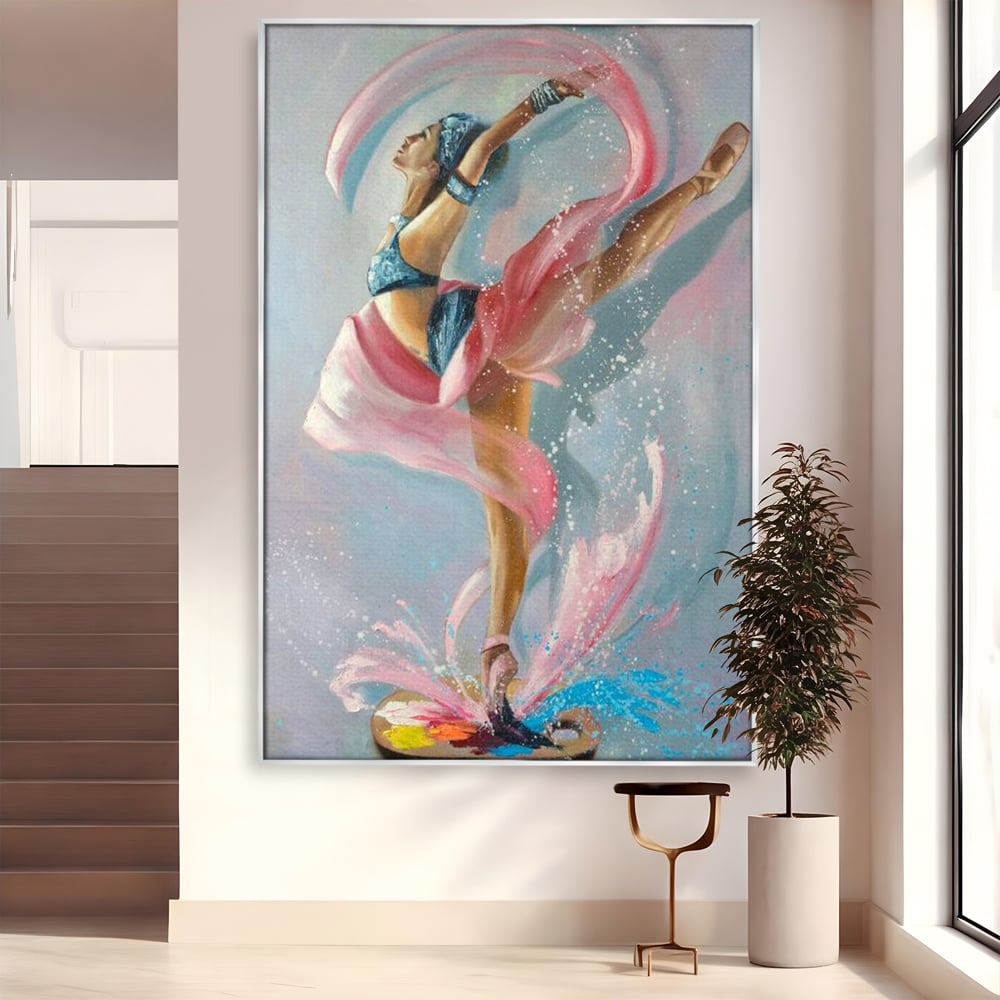 Tablou Canvas Premium, LuxCanva® G1078, Arta Baletului, Gratie, Dans, Scena, Spectacol, Dinamism, Vis, Balerina, Sport, Miscare, Living, Dormitor