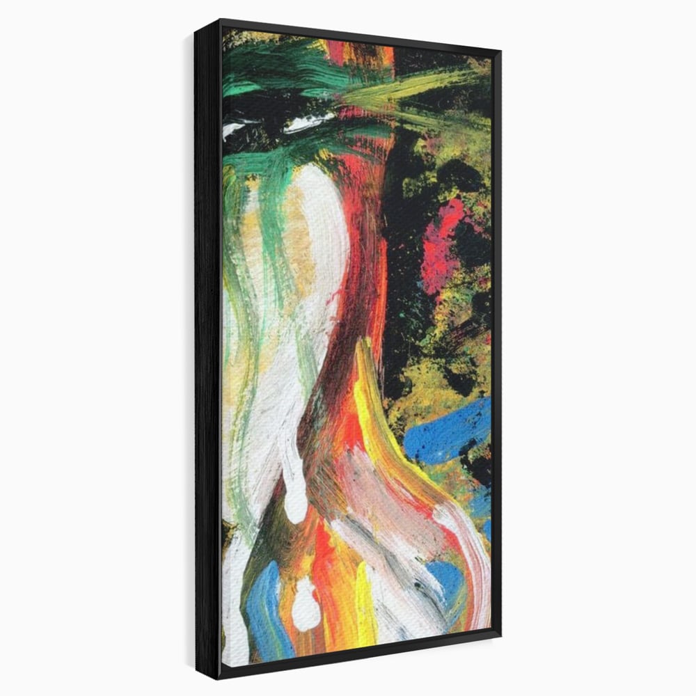 Tablou Canvas Premium, LuxCanva® G1079, Sentimente pe Panza, Lacrimi, Colorate, Suferinta, Emotie, Traire, Freamat, Culori, Living, Dormitor