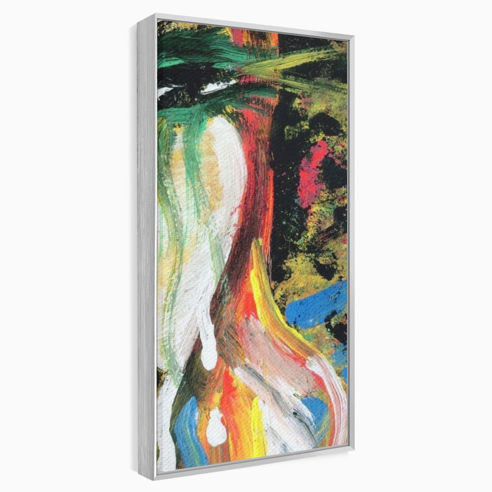 Tablou Canvas Premium, LuxCanva® G1079, Sentimente pe Panza, Lacrimi, Colorate, Suferinta, Emotie, Traire, Freamat, Culori, Living, Dormitor