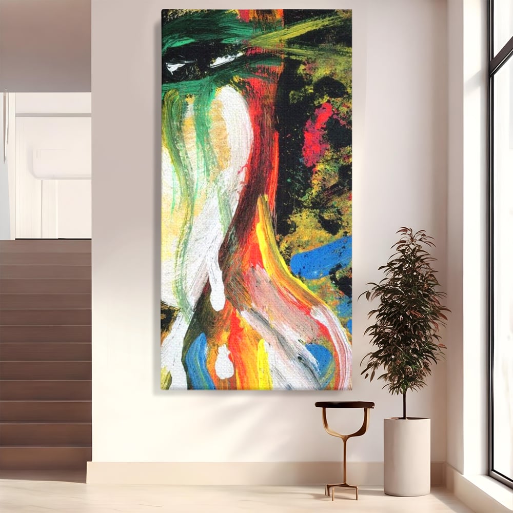 Tablou Canvas Premium, LuxCanva® G1079, Sentimente pe Panza, Lacrimi, Colorate, Suferinta, Emotie, Traire, Freamat, Culori, Living, Dormitor
