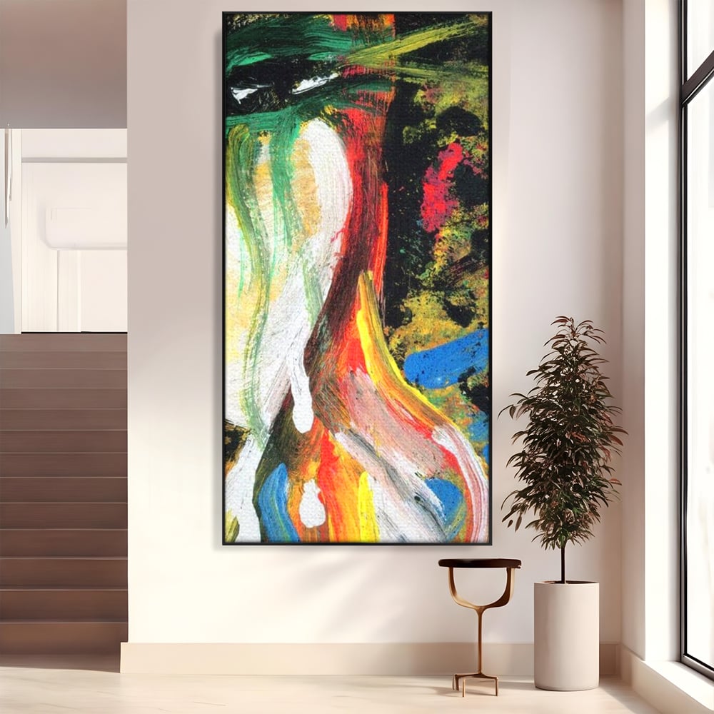 Tablou Canvas Premium, LuxCanva® G1079, Sentimente pe Panza, Lacrimi, Colorate, Suferinta, Emotie, Traire, Freamat, Culori, Living, Dormitor