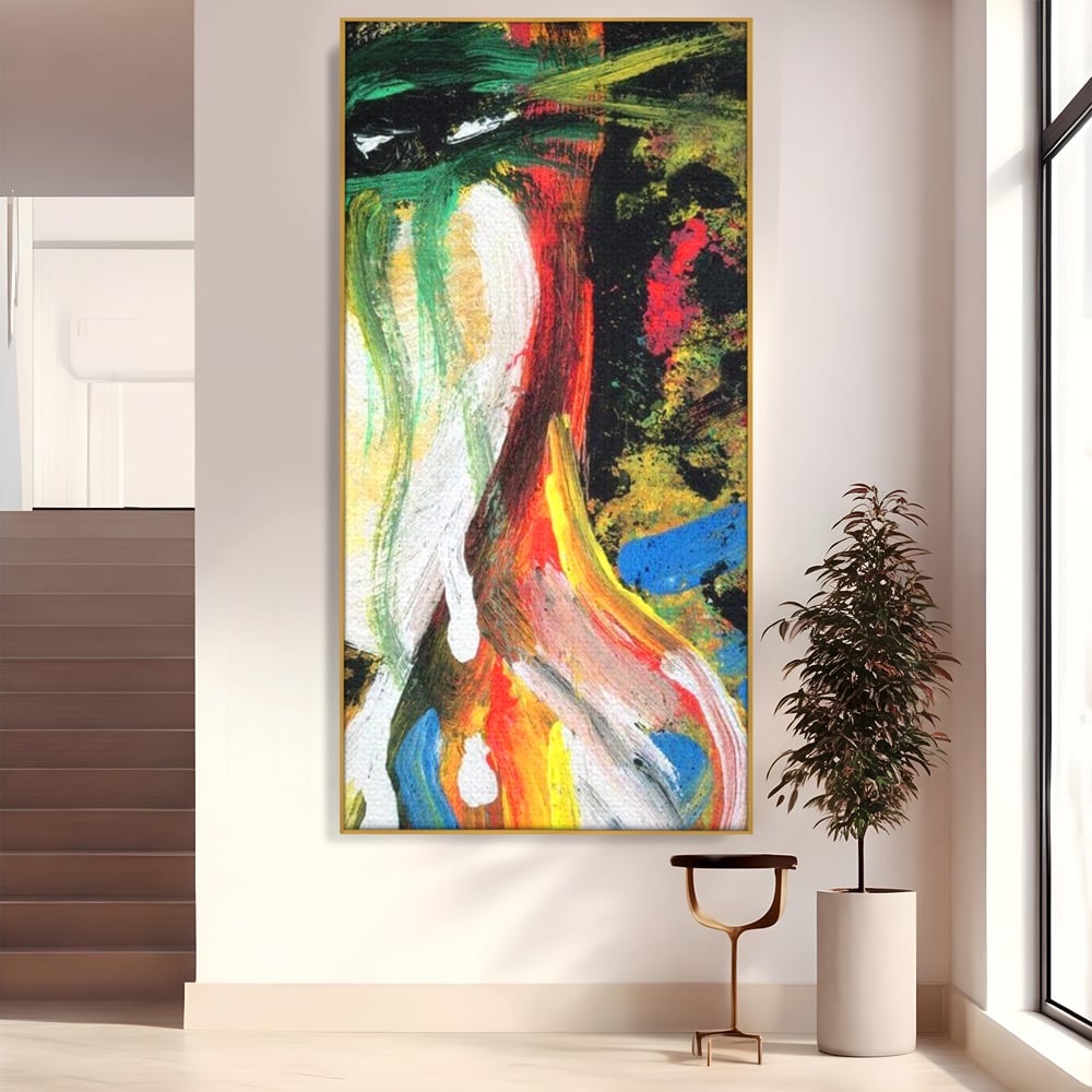 Tablou Canvas Premium, LuxCanva® G1079, Sentimente pe Panza, Lacrimi, Colorate, Suferinta, Emotie, Traire, Freamat, Culori, Living, Dormitor