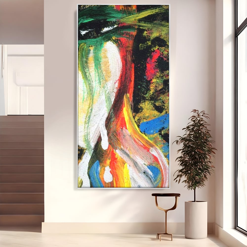 Tablou Canvas Premium, LuxCanva® G1079, Sentimente pe Panza, Lacrimi, Colorate, Suferinta, Emotie, Traire, Freamat, Culori, Living, Dormitor