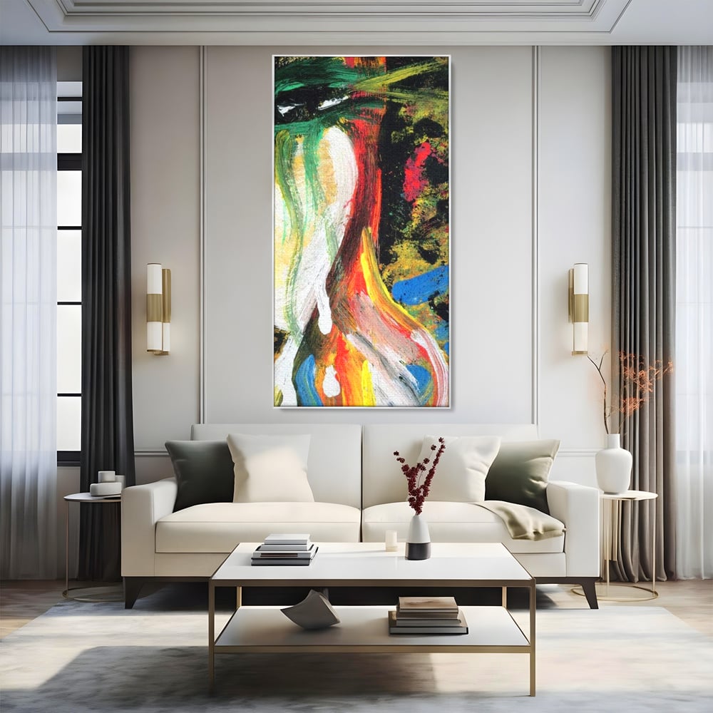 Tablou Canvas Premium, LuxCanva® G1079, Sentimente pe Panza, Lacrimi, Colorate, Suferinta, Emotie, Traire, Freamat, Culori, Living, Dormitor