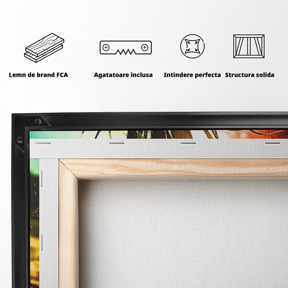Tablou Canvas Premium, LuxCanva® G1085, O Vara Neon, Apa, Lumina, Plaja, Apus, Natura, Vibe, Spirit, Salbatic, Libertate, Vacanta, Living, Dormitor