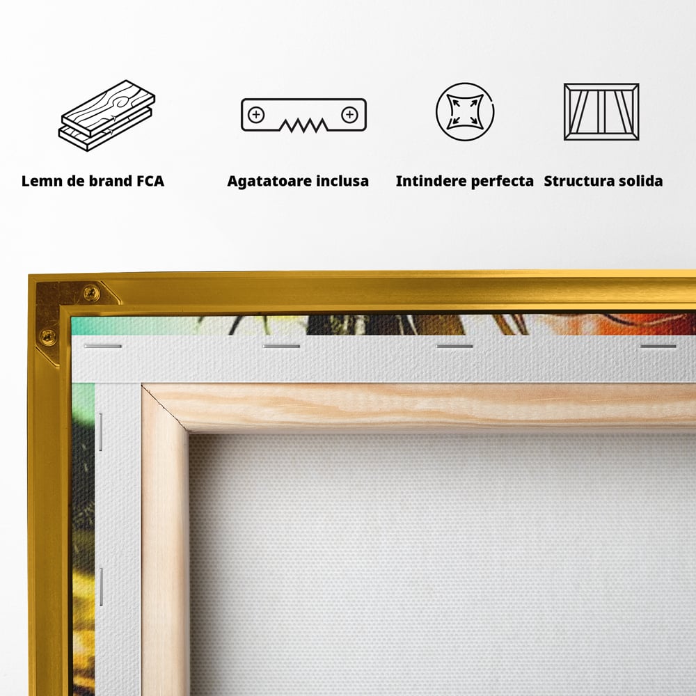 Tablou Canvas Premium, LuxCanva® G1085, O Vara Neon, Apa, Lumina, Plaja, Apus, Natura, Vibe, Spirit, Salbatic, Libertate, Vacanta, Living, Dormitor