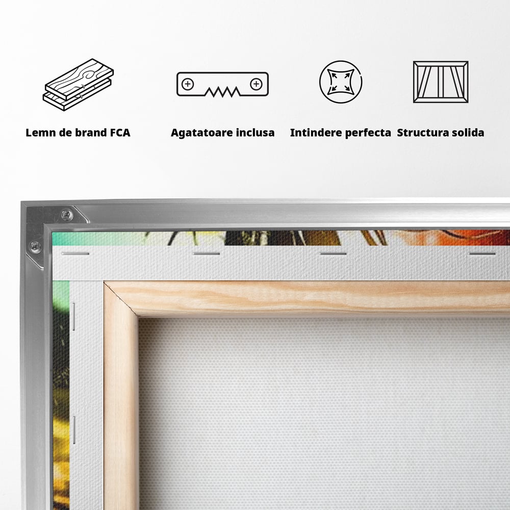 Tablou Canvas Premium, LuxCanva® G1085, O Vara Neon, Apa, Lumina, Plaja, Apus, Natura, Vibe, Spirit, Salbatic, Libertate, Vacanta, Living, Dormitor