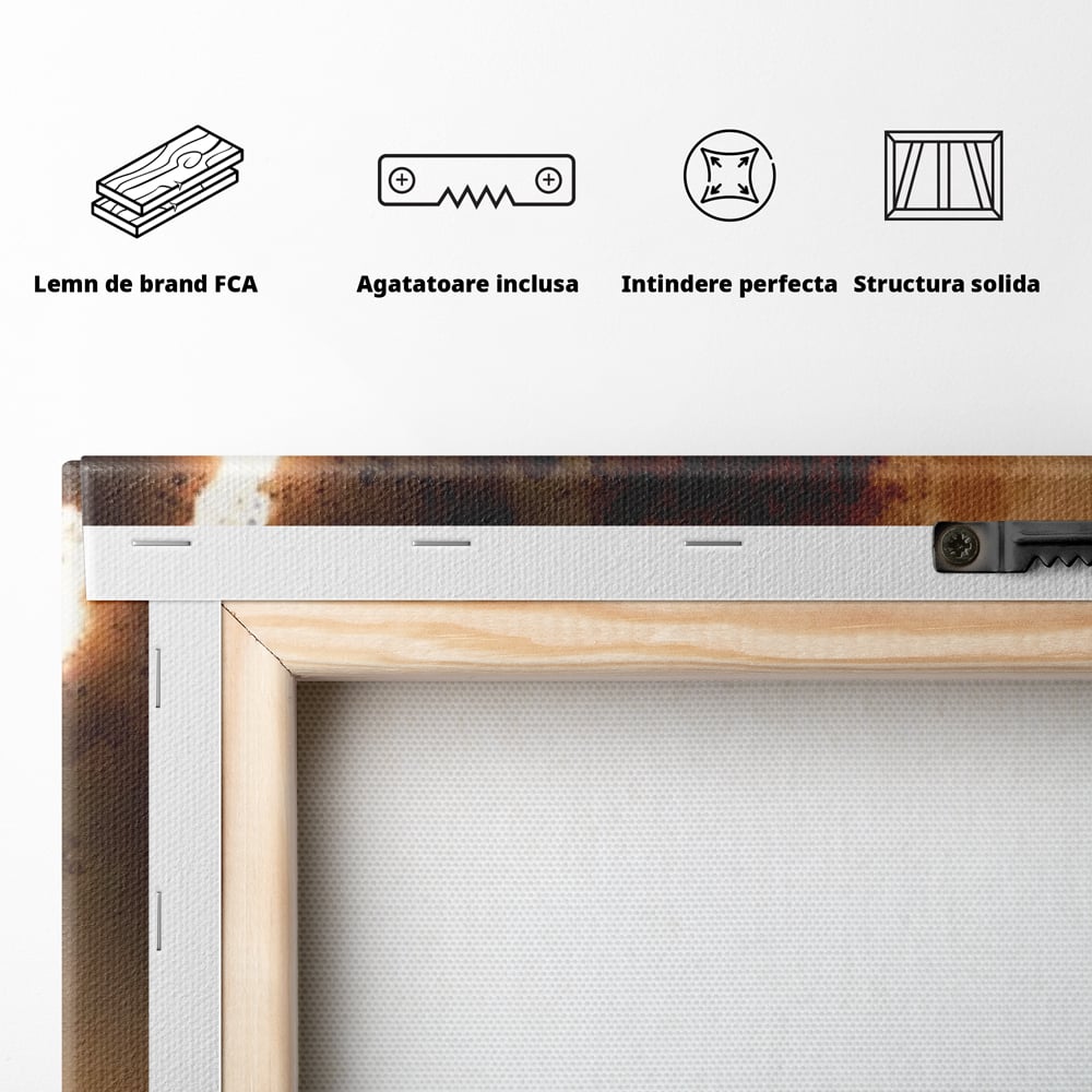 Leinwand Wandkunst Canvas Premium, LuxCanva® G1086, Feuertanz, Kraft, Brandstiftung, Spektakel, Künstler, Show, Zirkus, Kunst, Flammen, Atmosphäre, Wohnen, Schlafzimmer