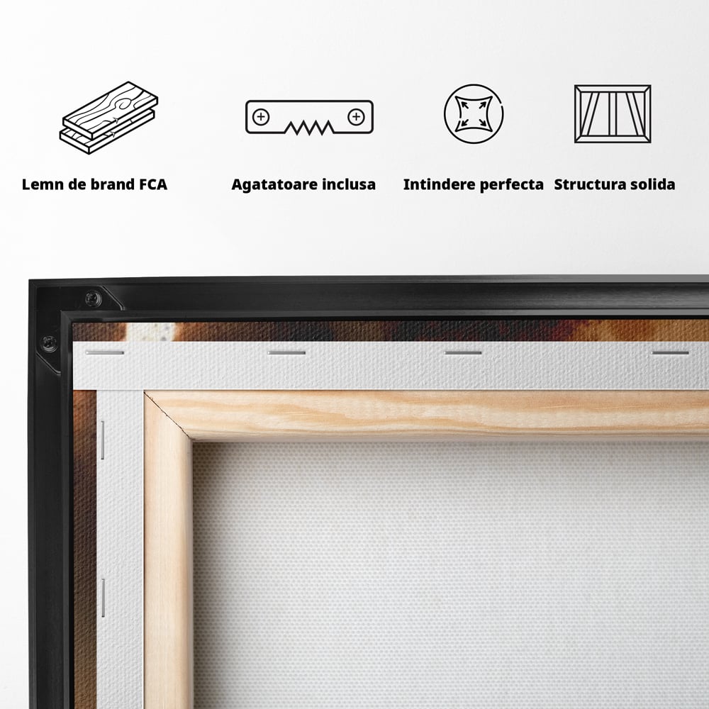 Leinwand Wandkunst Canvas Premium, LuxCanva® G1086, Feuertanz, Kraft, Brandstiftung, Spektakel, Künstler, Show, Zirkus, Kunst, Flammen, Atmosphäre, Wohnen, Schlafzimmer