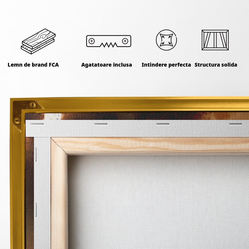 Leinwand Wandkunst Canvas Premium, LuxCanva® G1086, Feuertanz, Kraft, Brandstiftung, Spektakel, Künstler, Show, Zirkus, Kunst, Flammen, Atmosphäre, Wohnen, Schlafzimmer