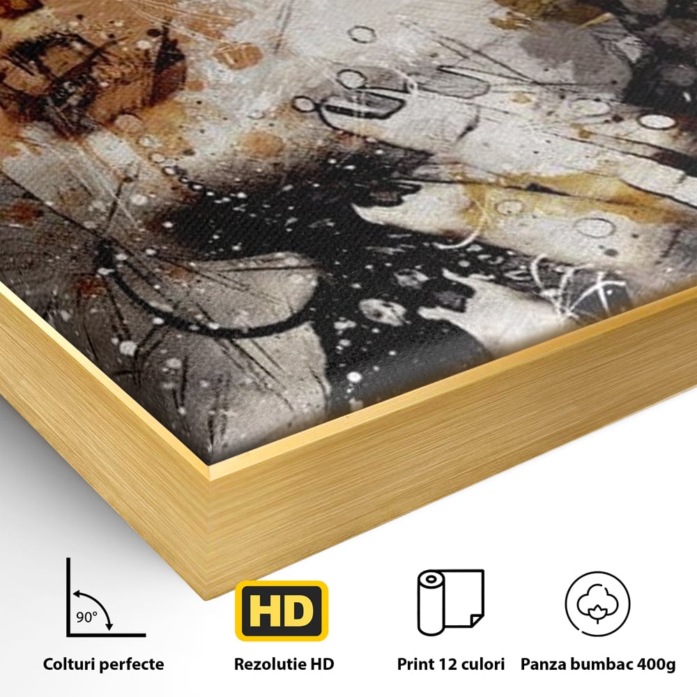 Leinwand Premium Canvas Wandkunst, LuxCanva® G1087, Kosmischer Traum, Seele, Größe, Unendlichkeit, Unendlichkeit, Blick, Portrait, Abstrakt, Licht, Schatten, Wohnen, Schlafzimmer