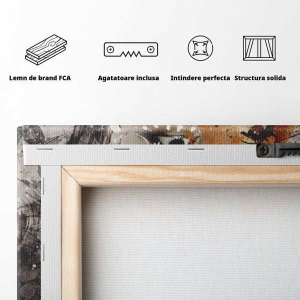 Leinwand Premium Canvas Wandkunst, LuxCanva® G1087, Kosmischer Traum, Seele, Größe, Unendlichkeit, Unendlichkeit, Blick, Portrait, Abstrakt, Licht, Schatten, Wohnen, Schlafzimmer