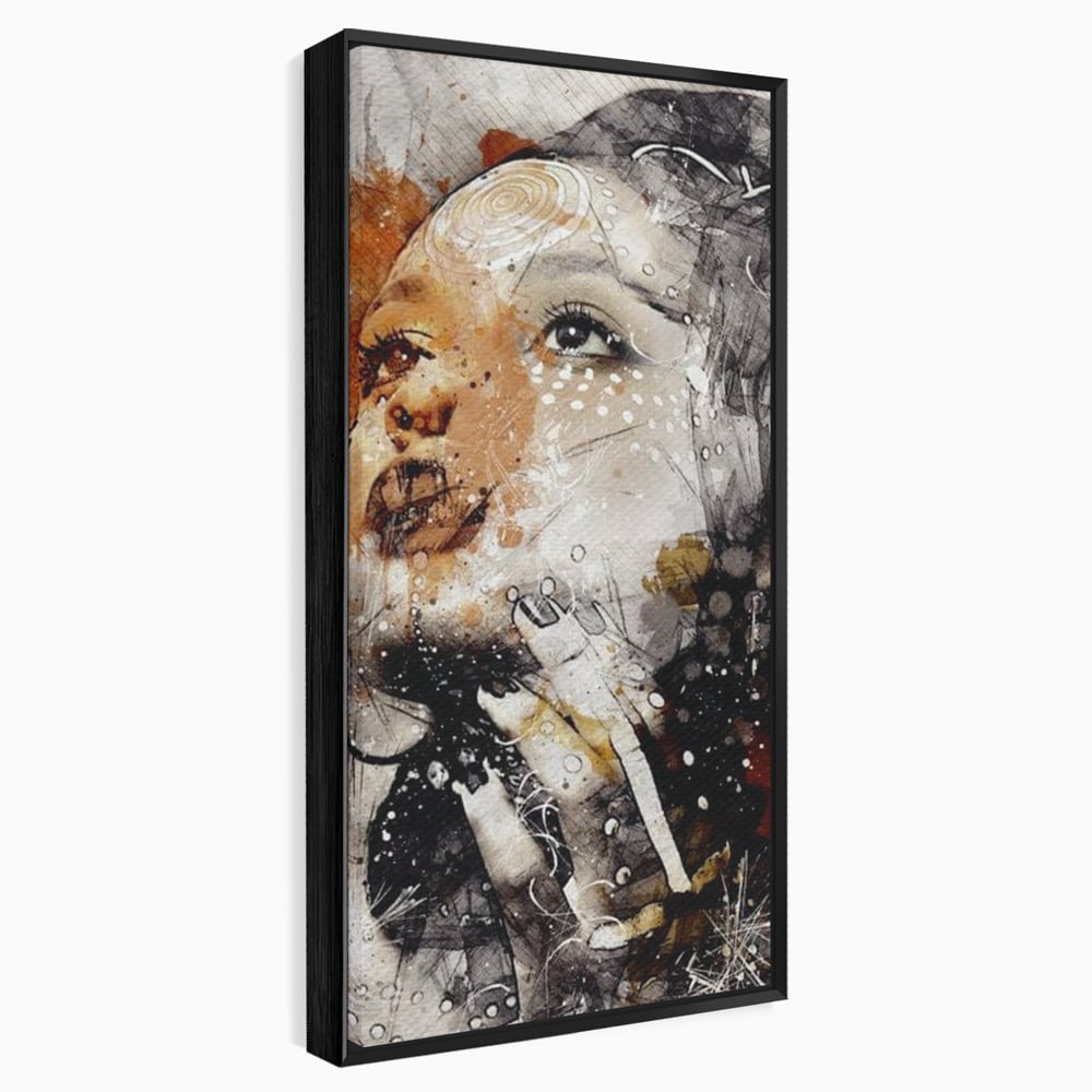 Leinwand Premium Canvas Wandkunst, LuxCanva® G1087, Kosmischer Traum, Seele, Größe, Unendlichkeit, Unendlichkeit, Blick, Portrait, Abstrakt, Licht, Schatten, Wohnen, Schlafzimmer
