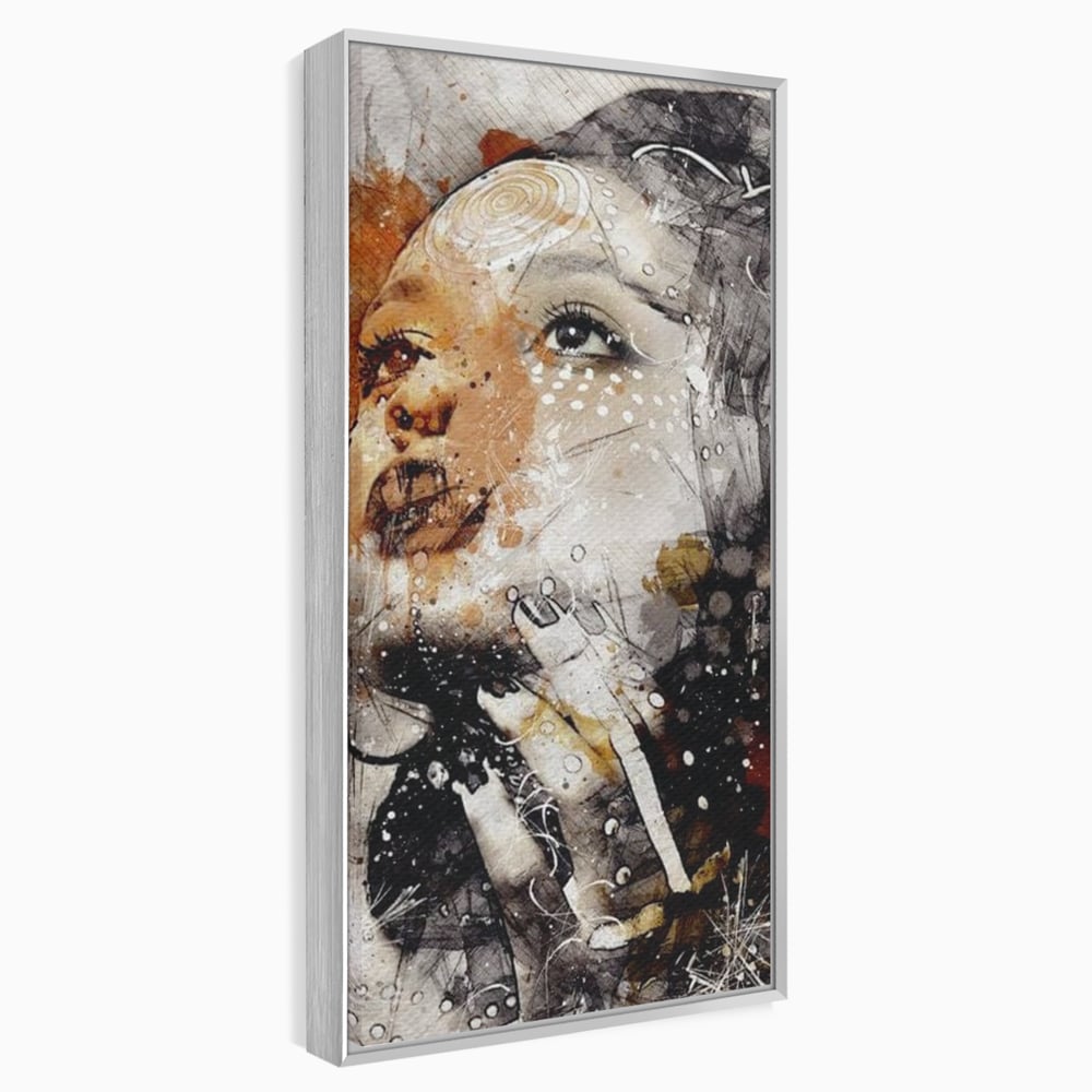 Leinwand Premium Canvas Wandkunst, LuxCanva® G1087, Kosmischer Traum, Seele, Größe, Unendlichkeit, Unendlichkeit, Blick, Portrait, Abstrakt, Licht, Schatten, Wohnen, Schlafzimmer