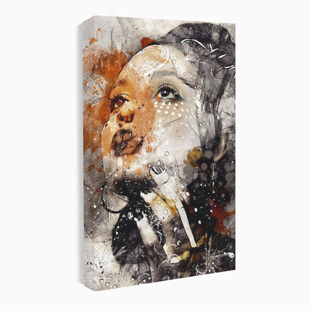 Leinwand Premium Canvas Wandkunst, LuxCanva® G1087, Kosmischer Traum, Seele, Größe, Unendlichkeit, Unendlichkeit, Blick, Portrait, Abstrakt, Licht, Schatten, Wohnen, Schlafzimmer
