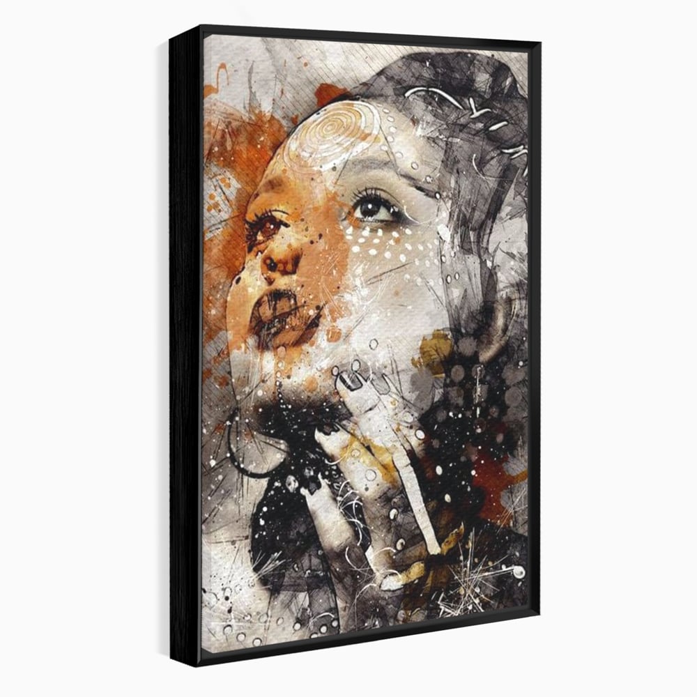 Leinwand Premium Canvas Wandkunst, LuxCanva® G1087, Kosmischer Traum, Seele, Größe, Unendlichkeit, Unendlichkeit, Blick, Portrait, Abstrakt, Licht, Schatten, Wohnen, Schlafzimmer