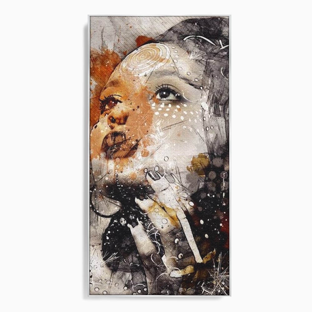 Leinwand Premium Canvas Wandkunst, LuxCanva® G1087, Kosmischer Traum, Seele, Größe, Unendlichkeit, Unendlichkeit, Blick, Portrait, Abstrakt, Licht, Schatten, Wohnen, Schlafzimmer