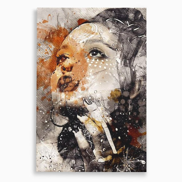 Leinwand Premium Canvas Wandkunst, LuxCanva® G1087, Kosmischer Traum, Seele, Größe, Unendlichkeit, Unendlichkeit, Blick, Portrait, Abstrakt, Licht, Schatten, Wohnen, Schlafzimmer