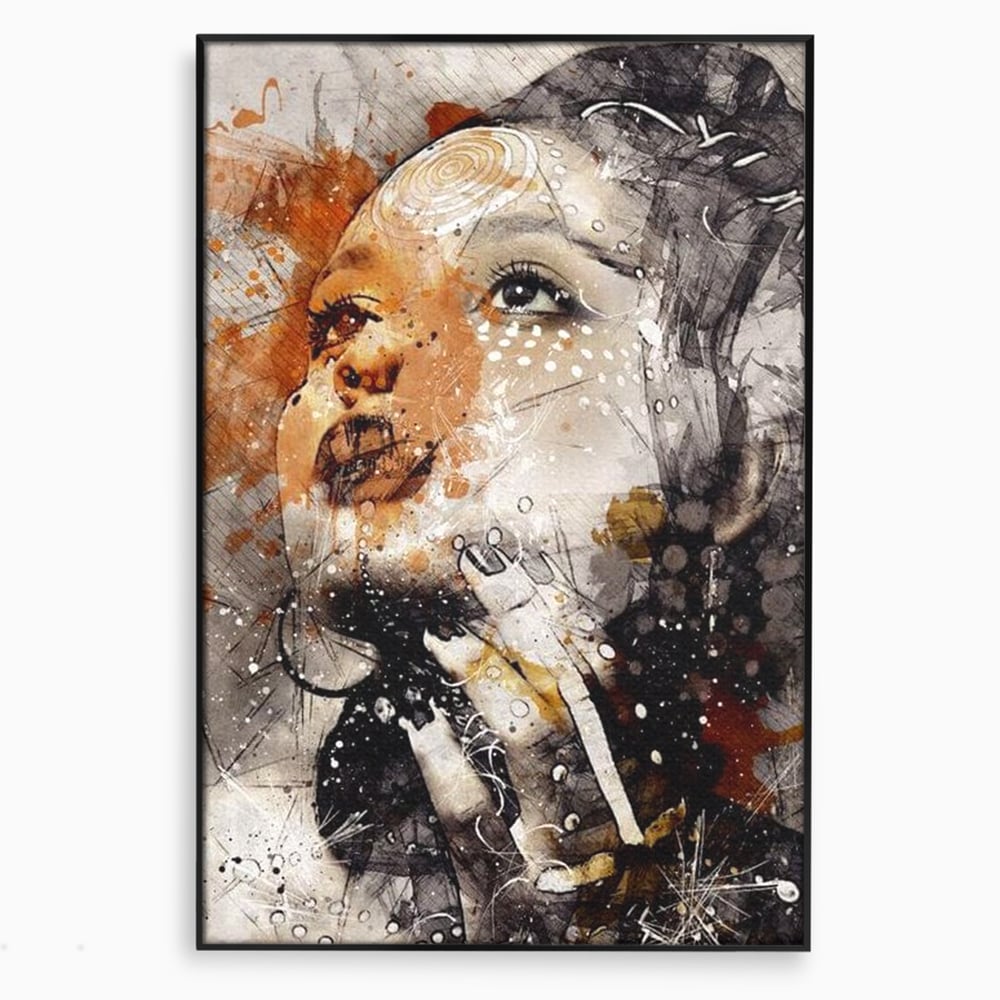 Leinwand Premium Canvas Wandkunst, LuxCanva® G1087, Kosmischer Traum, Seele, Größe, Unendlichkeit, Unendlichkeit, Blick, Portrait, Abstrakt, Licht, Schatten, Wohnen, Schlafzimmer