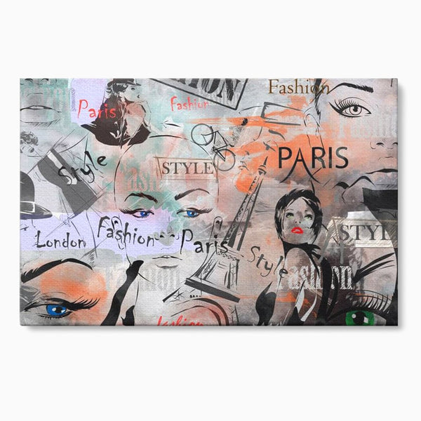 Tablou Canvas Premium, LuxCanva® G1093, Metropola Modei, Cosmopolit, Paris, Londra, Fashion, Stil, Urban, Arta, Capitale, Vise, Living, Dormitor
