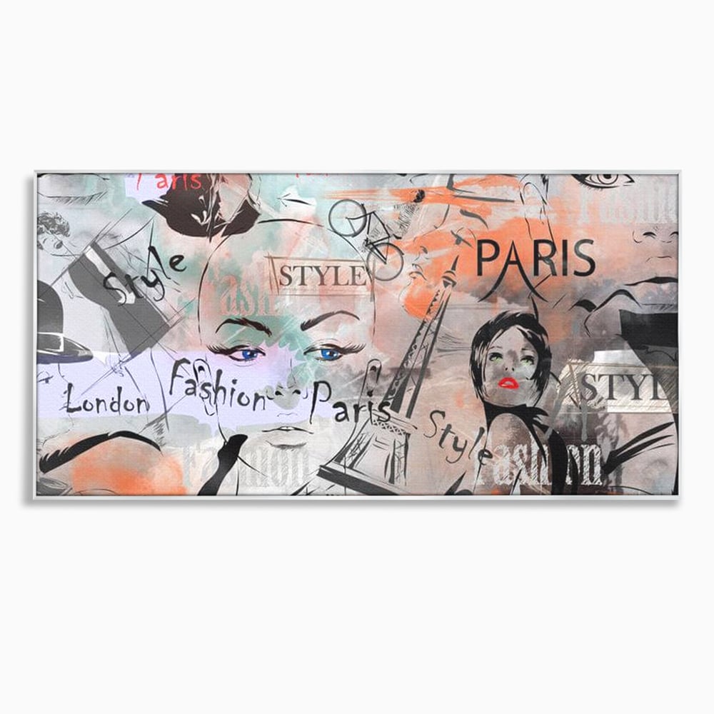 Tablou Canvas Premium, LuxCanva® G1093, Metropola Modei, Cosmopolit, Paris, Londra, Fashion, Stil, Urban, Arta, Capitale, Vise, Living, Dormitor