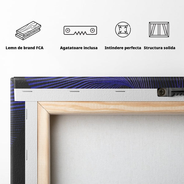 Tablou Canvas Premium, LuxCanva® G1094, Eleganta Futurista,  Estetica, Futurist, Senzualitate, Fashion, Contrast, Diva, Podium, Living, Dormitor