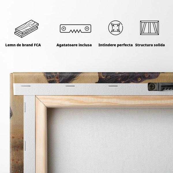 Leinwand Wandkunst Canvas Premium, LuxCanva® G1095, Galopp durch den Maci, Episch, Freiheit, Armasar, Maci, Orientalisch, Prinzessin, Reisen, Wind, Wohnen, Schlafzimmer