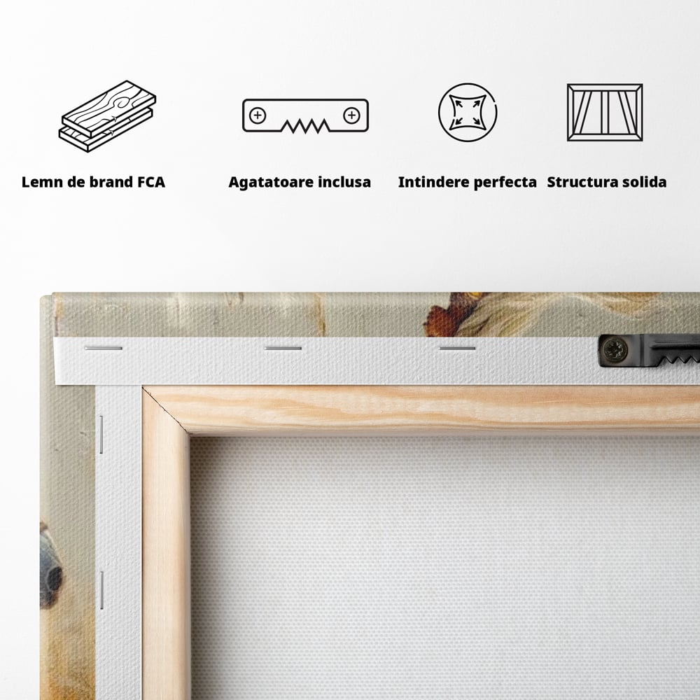 Tablou Canvas Premium, LuxCanva® G1096, Spirit Calator, Lumina, Cal, Galop, Grane, Pustie, Camp, Aur, Spirit, Oriental, Evadare, Living, Dormitor