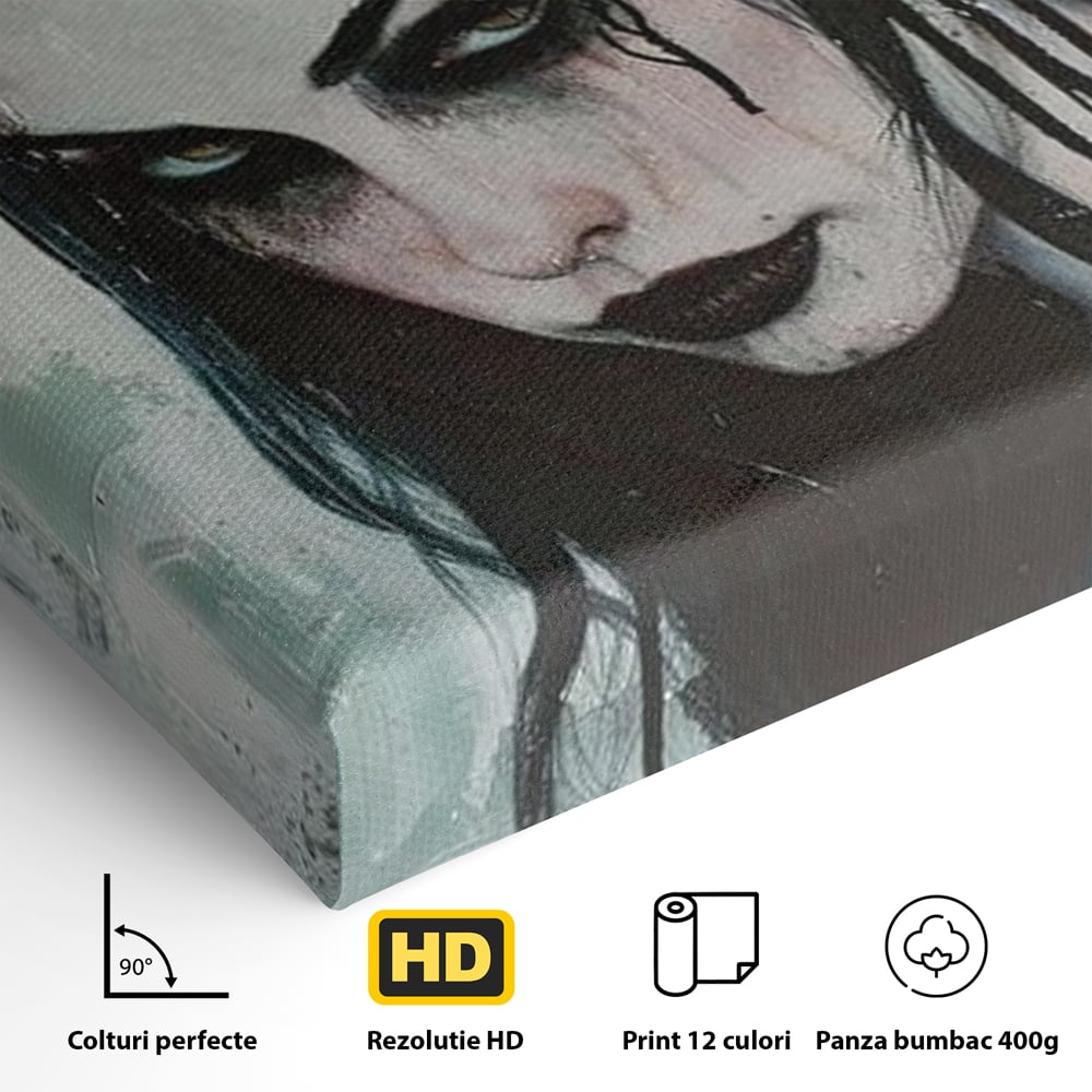 Tablou Canvas Premium, LuxCanva® G1109, Inger Cazut, Umbre, Intunecat, Obscur, Vraja, Maleficient, Gotic, Rebela, Mister, Regina, Living, Dormitor