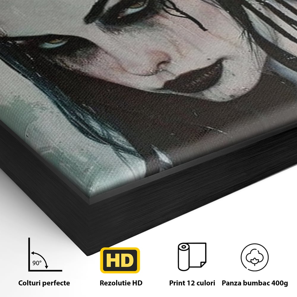 Tablou Canvas Premium, LuxCanva® G1109, Inger Cazut, Umbre, Intunecat, Obscur, Vraja, Maleficient, Gotic, Rebela, Mister, Regina, Living, Dormitor